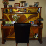 Old piano repurposed
