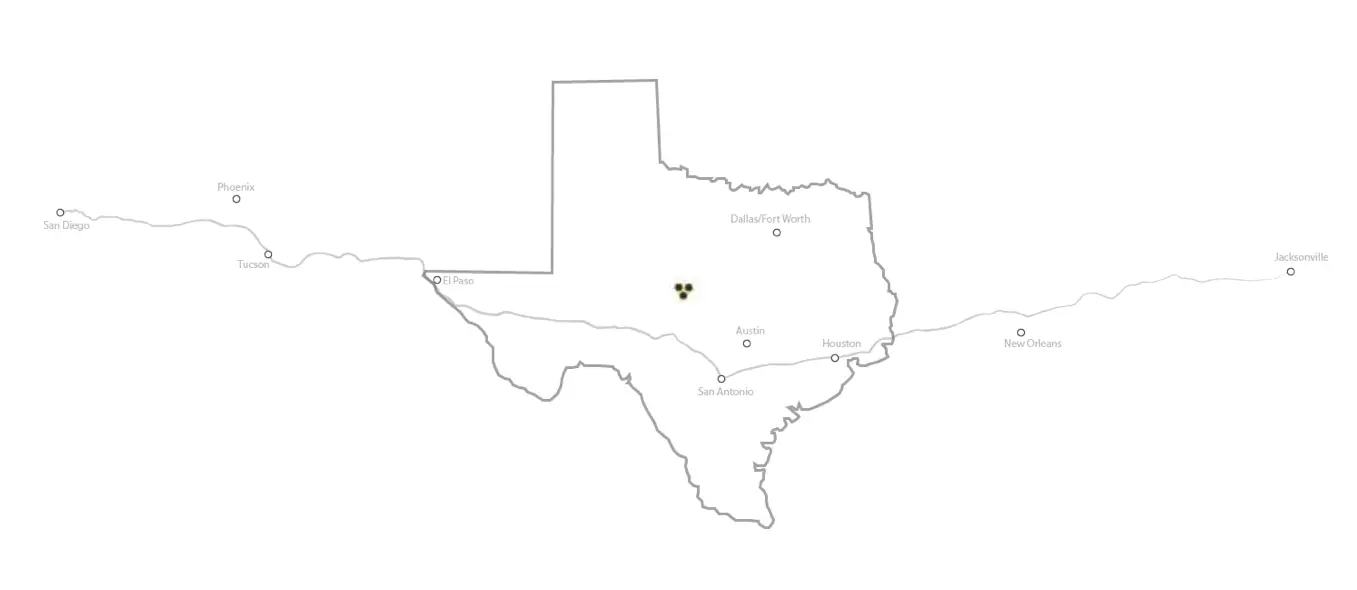 Texas Wineries Map